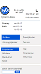 Mobile Screenshot of nyhamndata.se
